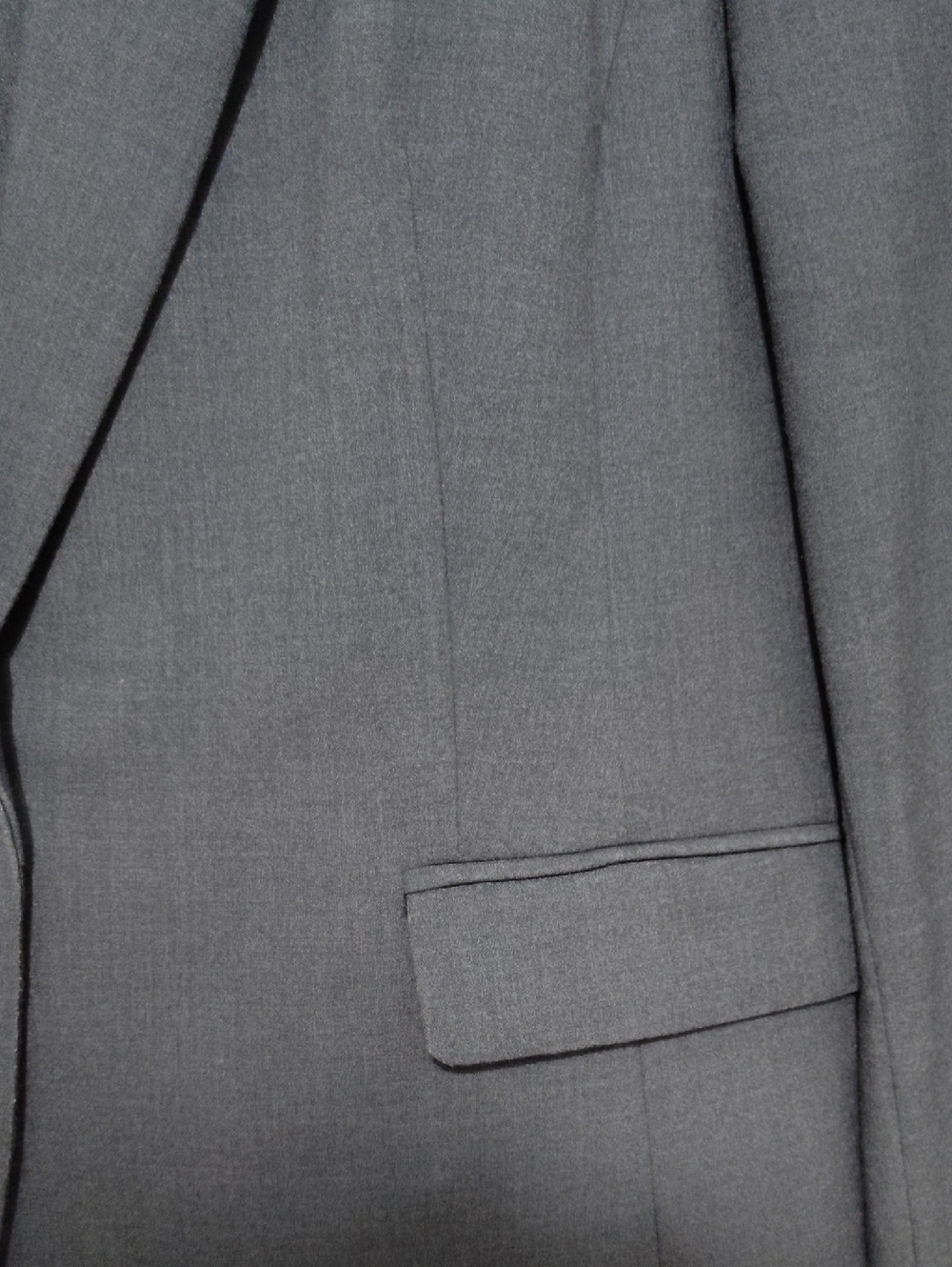 Worthington Classic Charcoal Gray Single-Button Tailored Blazer, Sz 18 - Picture 4 of 7